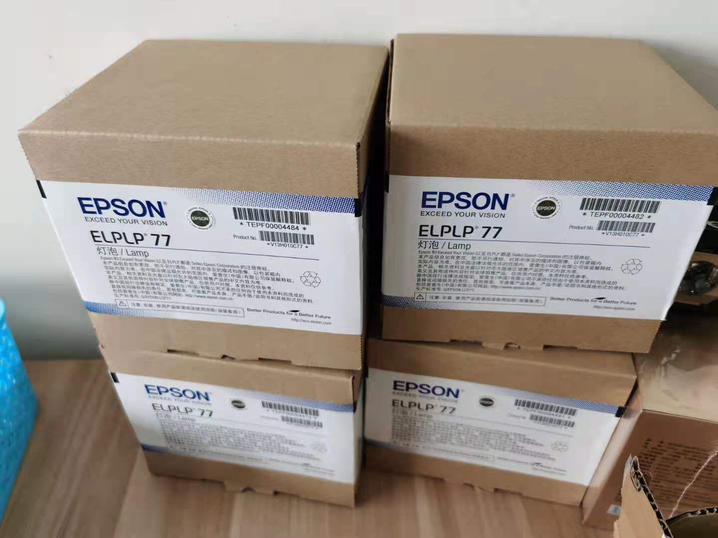 ELPLP77 lamp detail